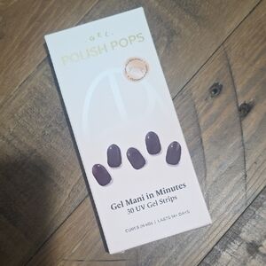 NEW!!  POLISH POPS Gel  Press-On Nails - PHANTOM'S KISS